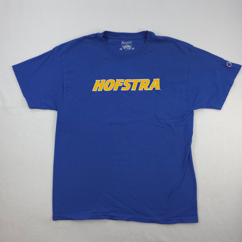 Hofstra University Shirt Champion Tee Mens Large Blue NCAA College Streetwear
